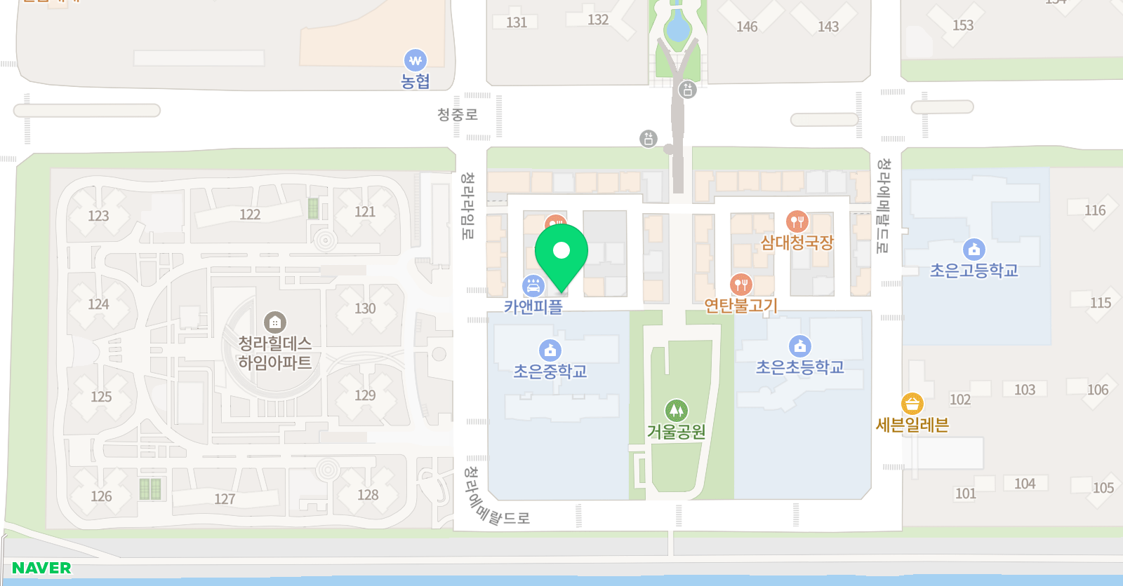 더클래스 영수학원 위치