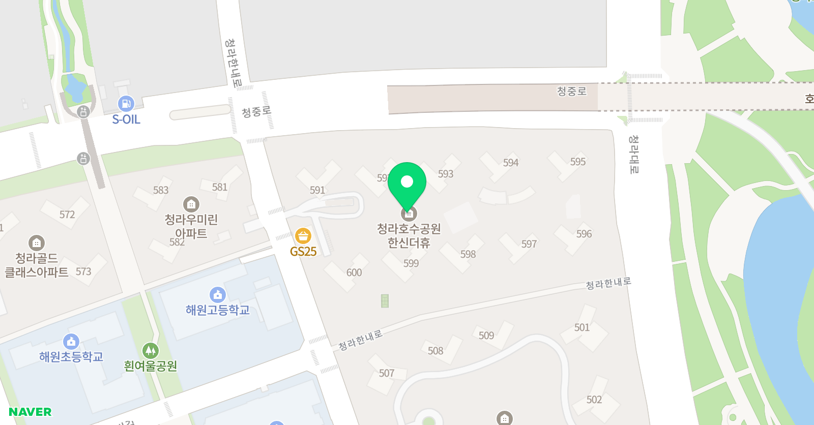 윤선생 우리집앞영어교실 청라한신더휴점 위치