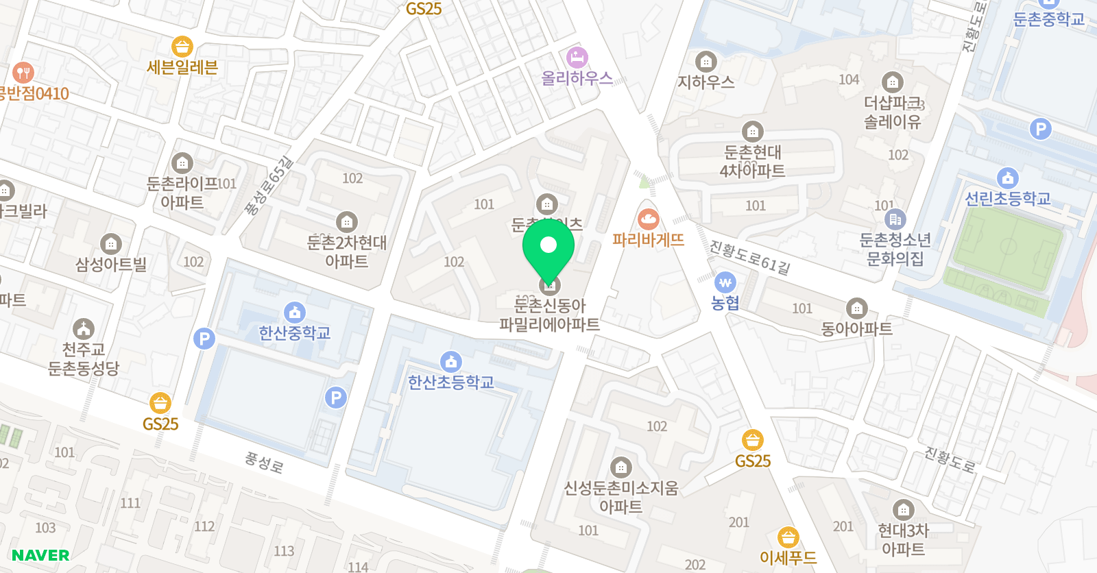 고우탑 영어학원 위치