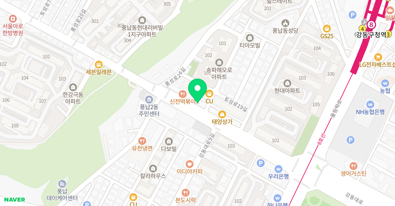 베리타스 수학보습학원 위치