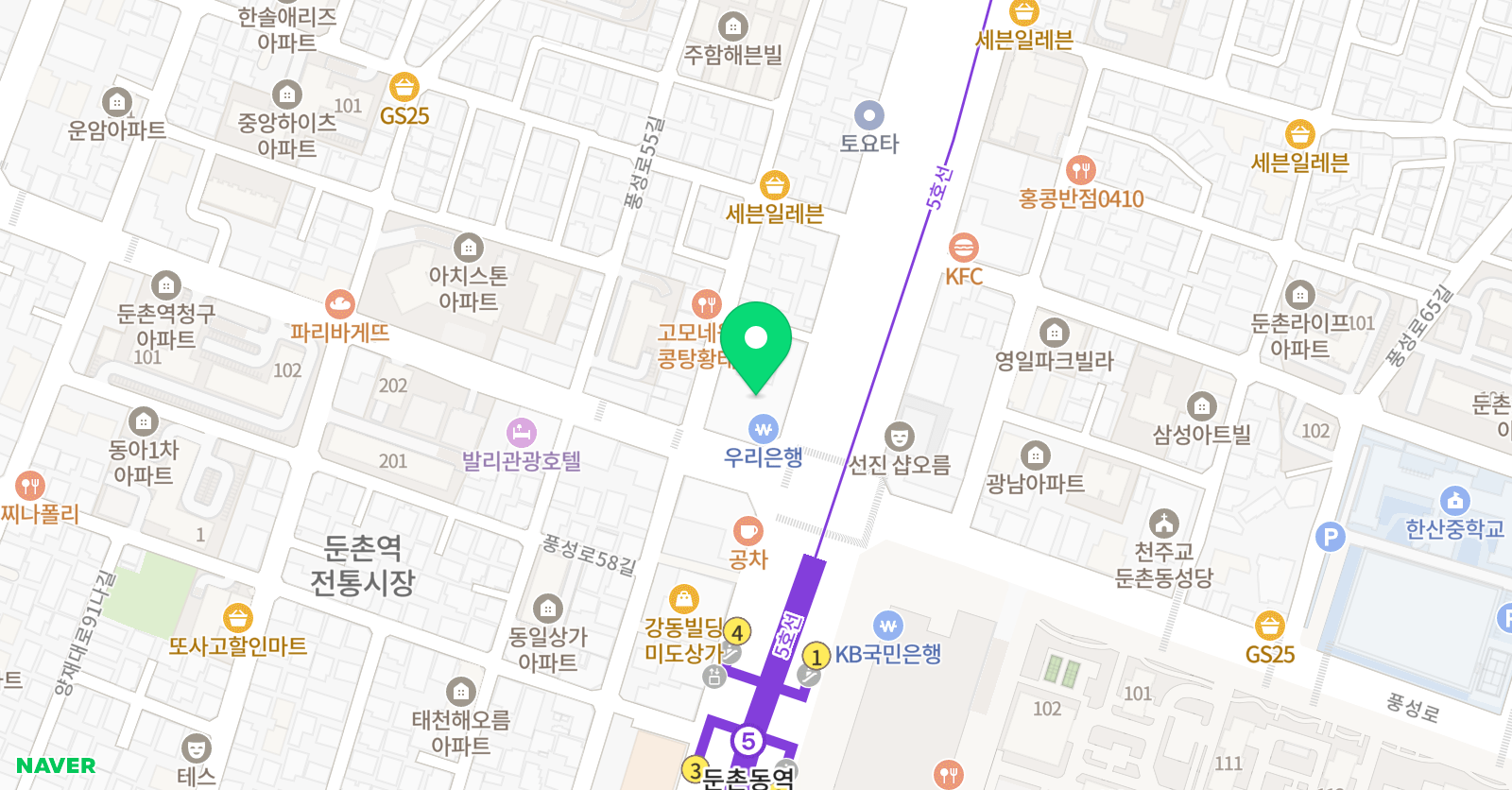 예나 리듬체조 위치