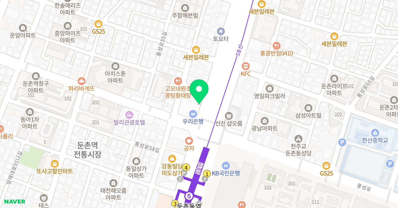수현 재학원 위치
