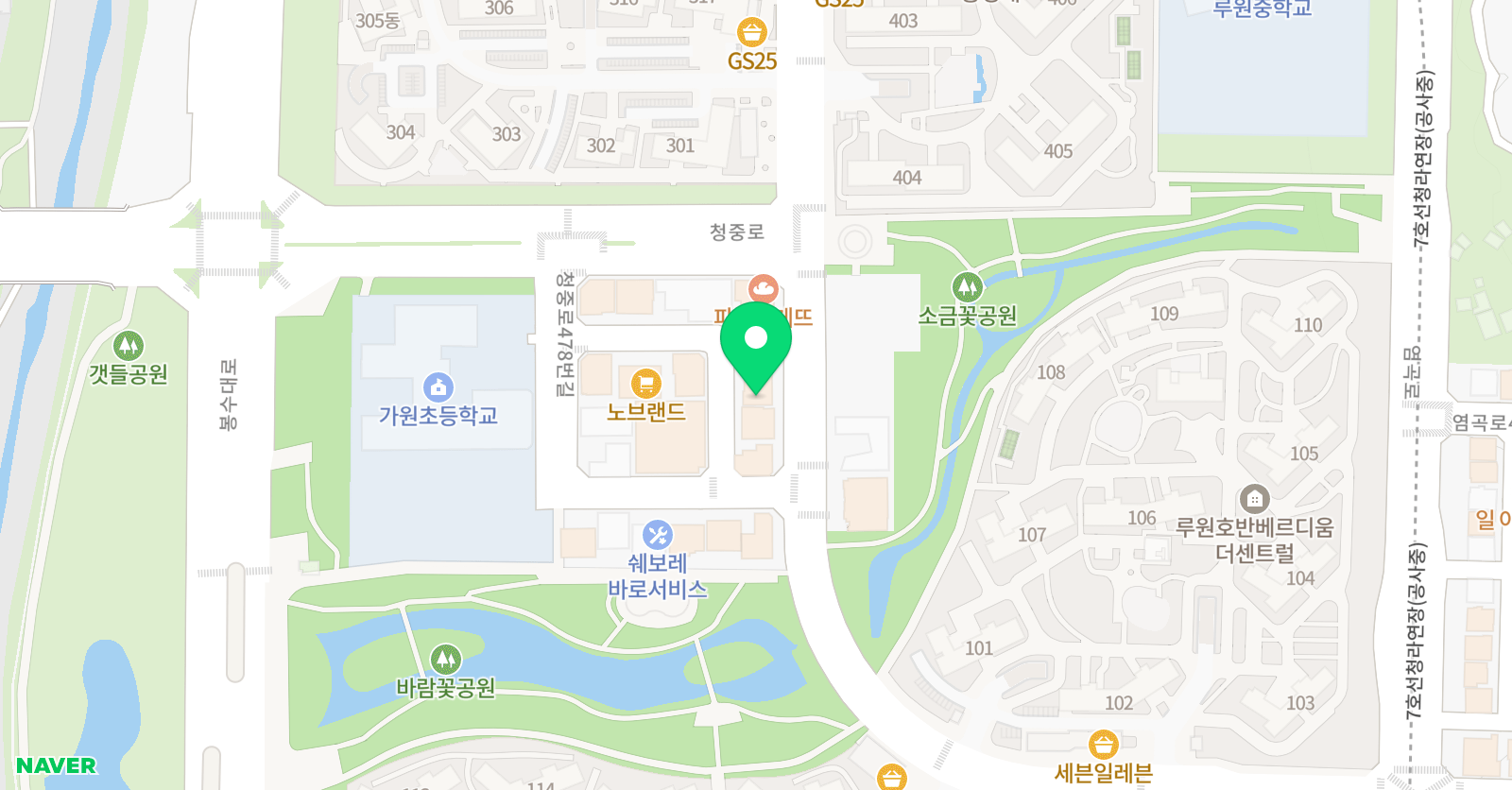 셀파 우등생교실 해봄 학원 위치