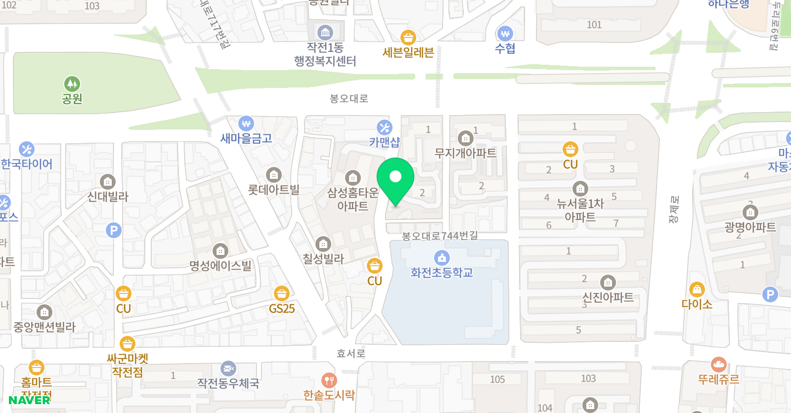 나리울 음악학원 위치