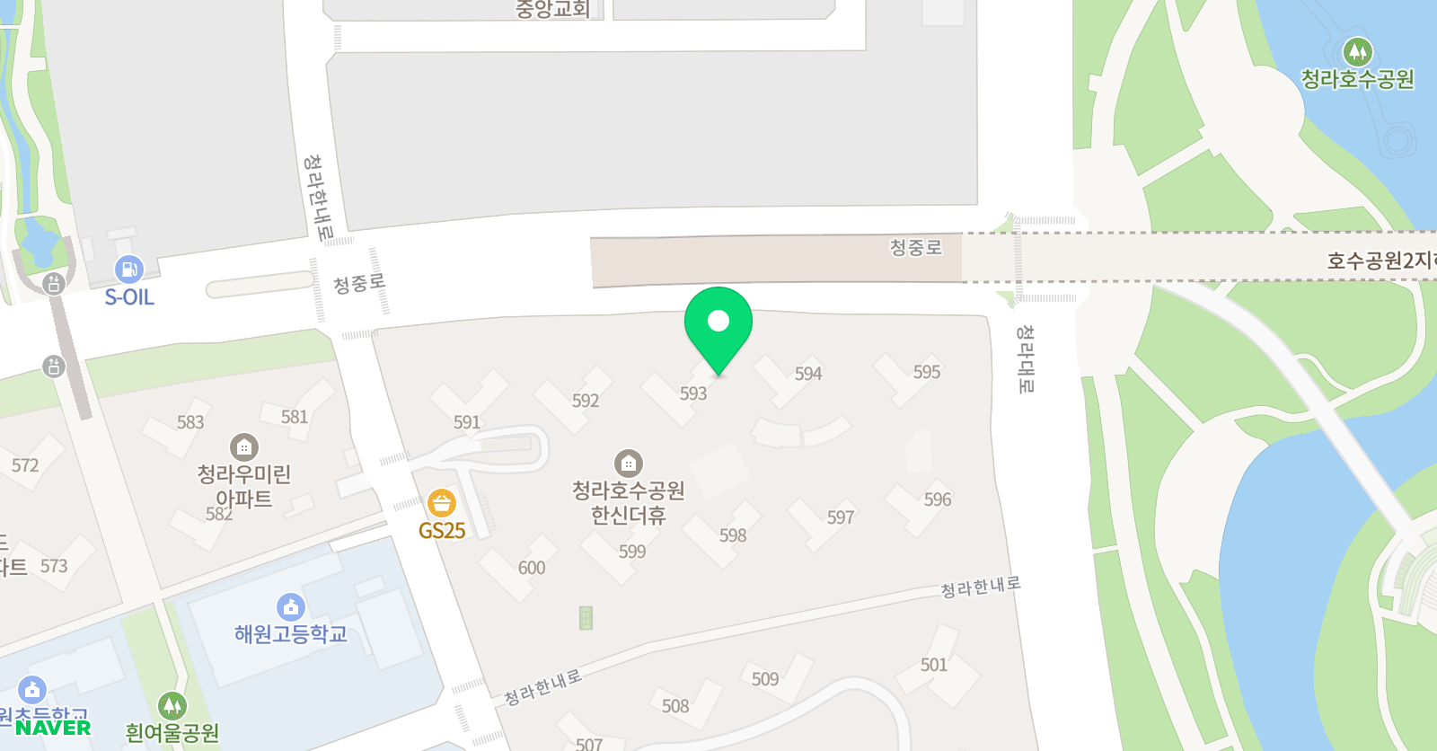 아소비 인천청라한신더휴점 위치