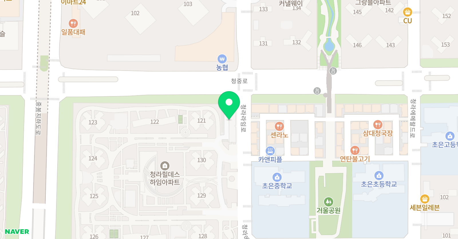 스탈릿백호 태권도장 위치