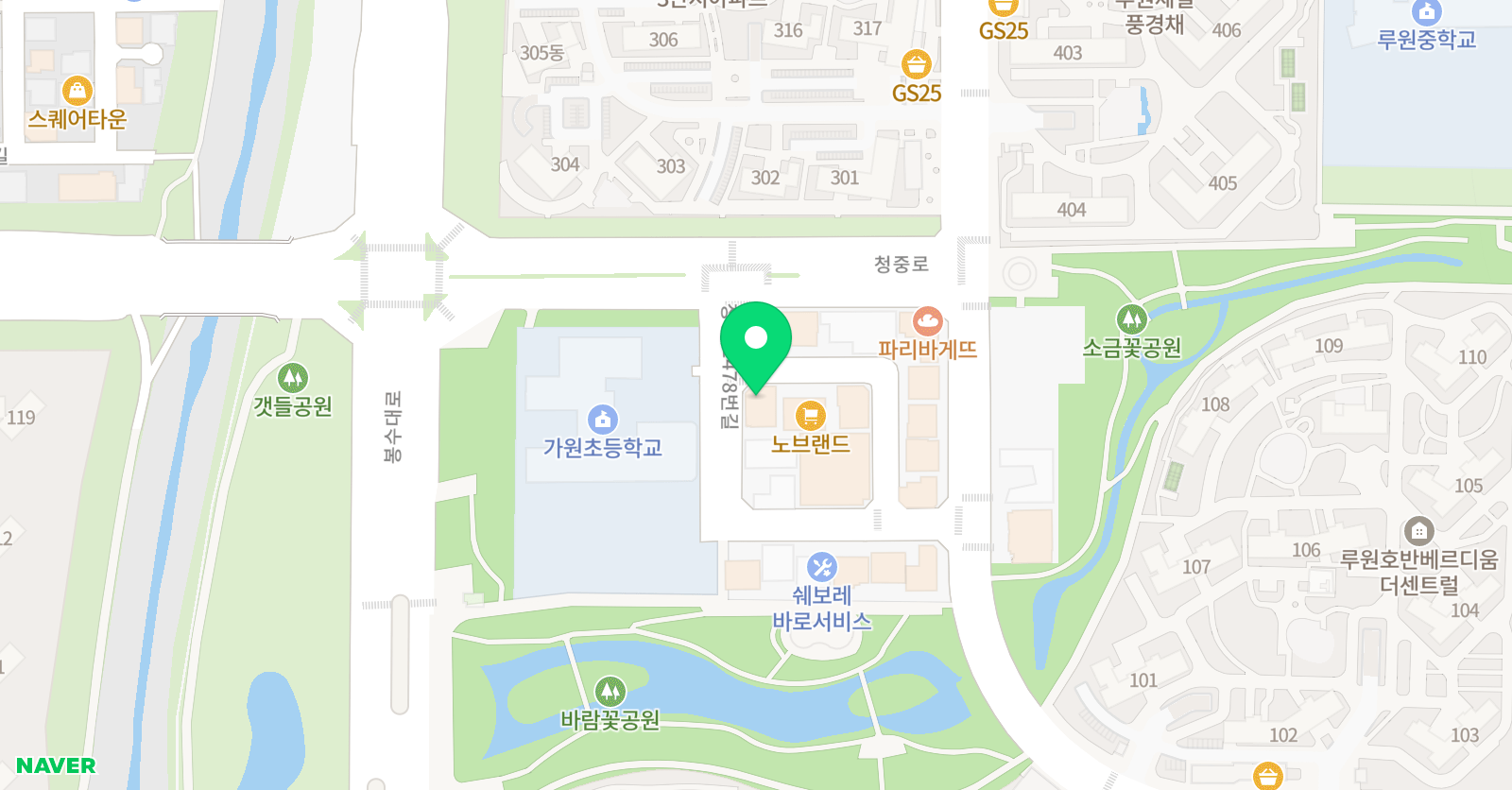 경희대 가원 태권도장 위치