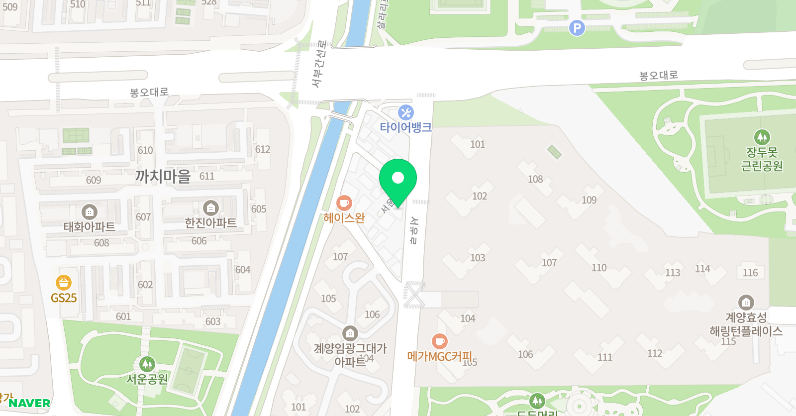 이엠영수 킹콩 영어학원 위치