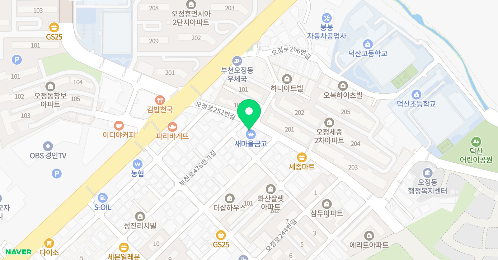 정우 학원 위치