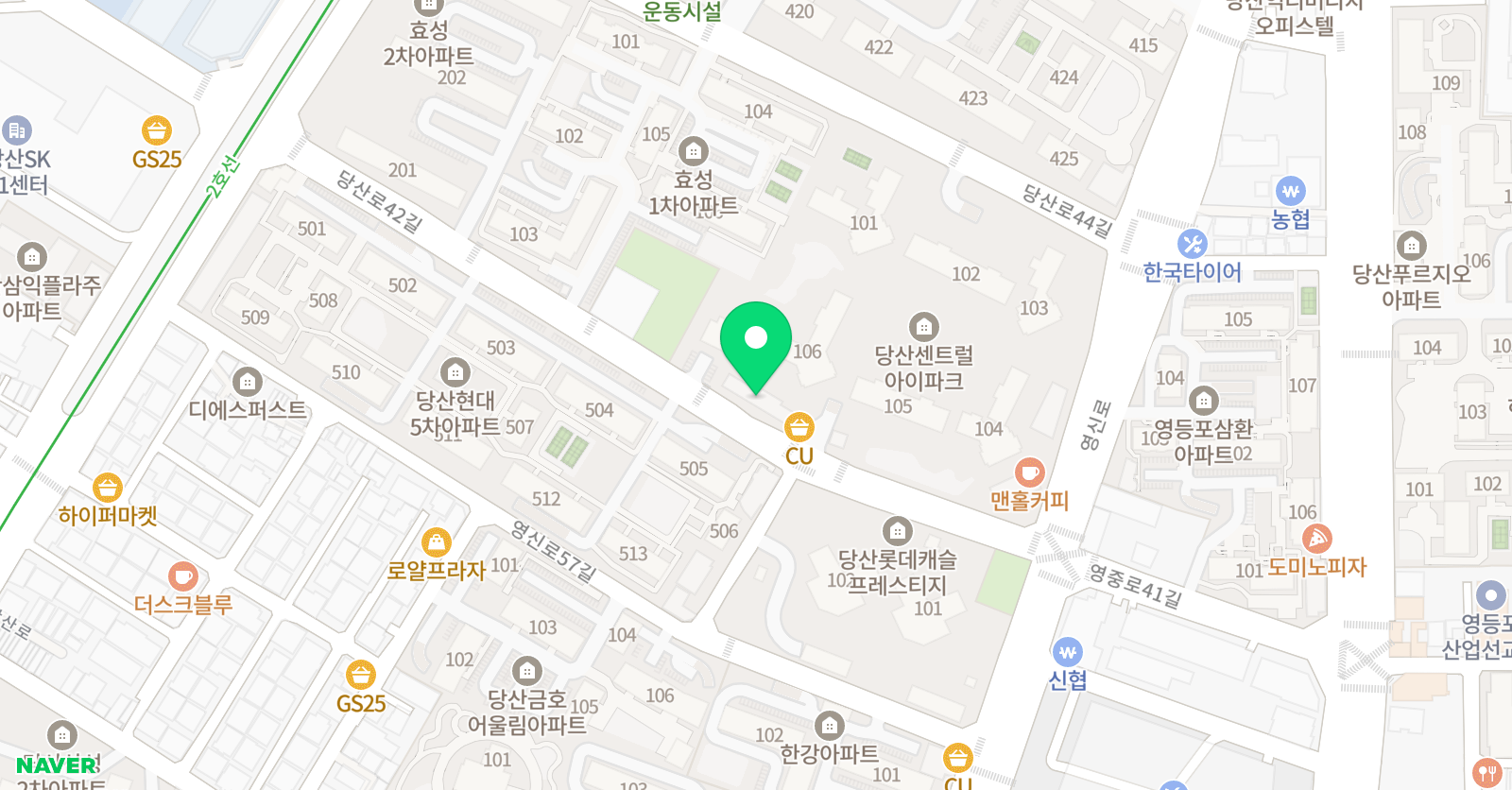 씨드 수학학원 위치