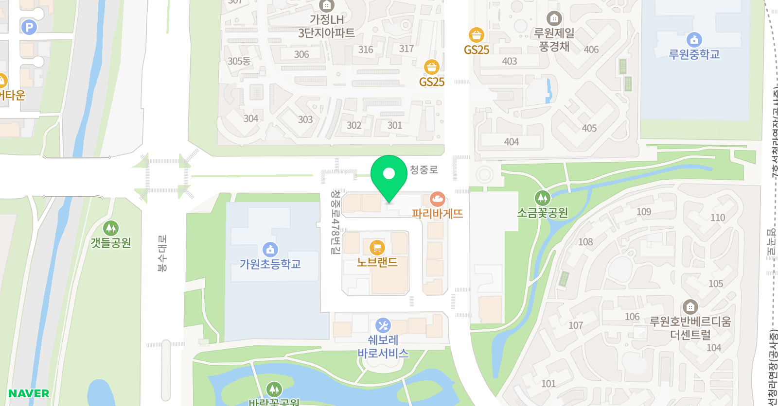 송 수학학원 위치