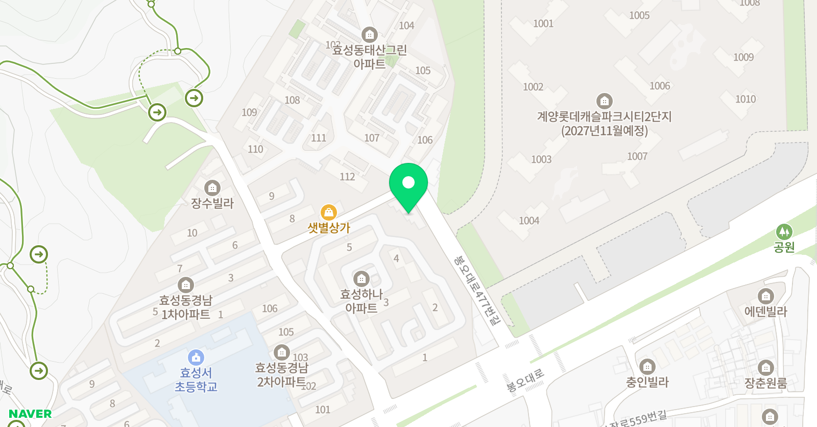피아노라떼 학원 위치