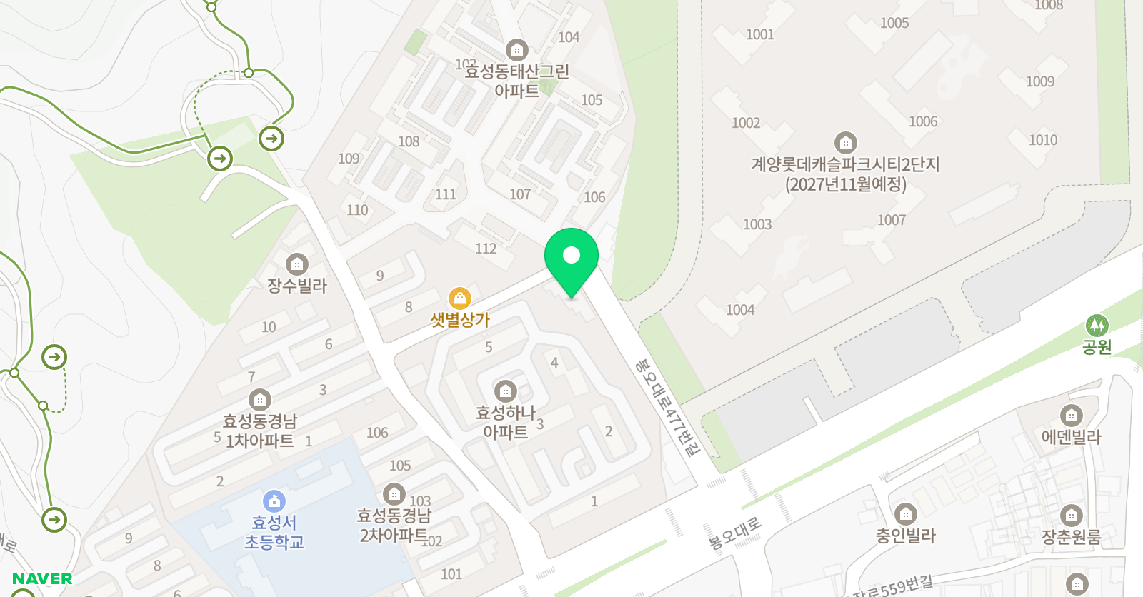 스마트해법영어 스마트해법수학 해피한우리학원 위치