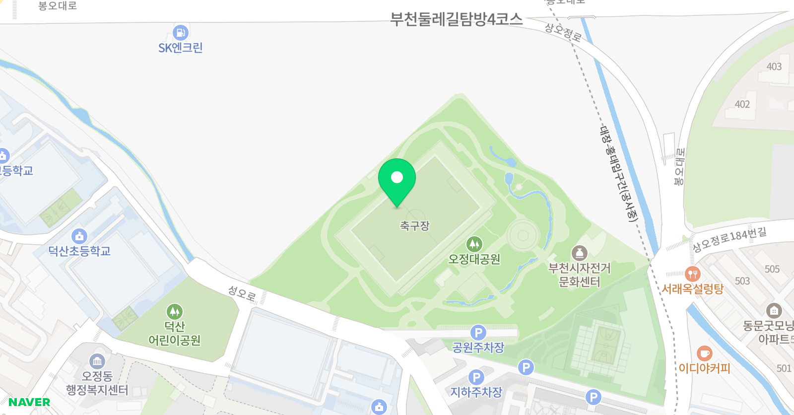 JL 축구클럽 위치