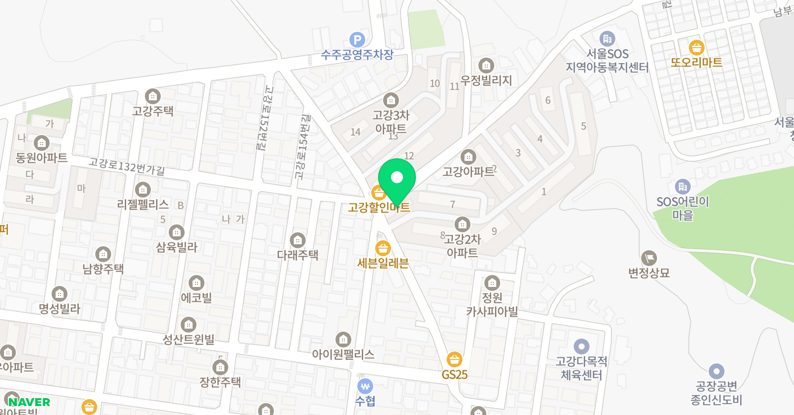 관인 S&C 음악학원 위치