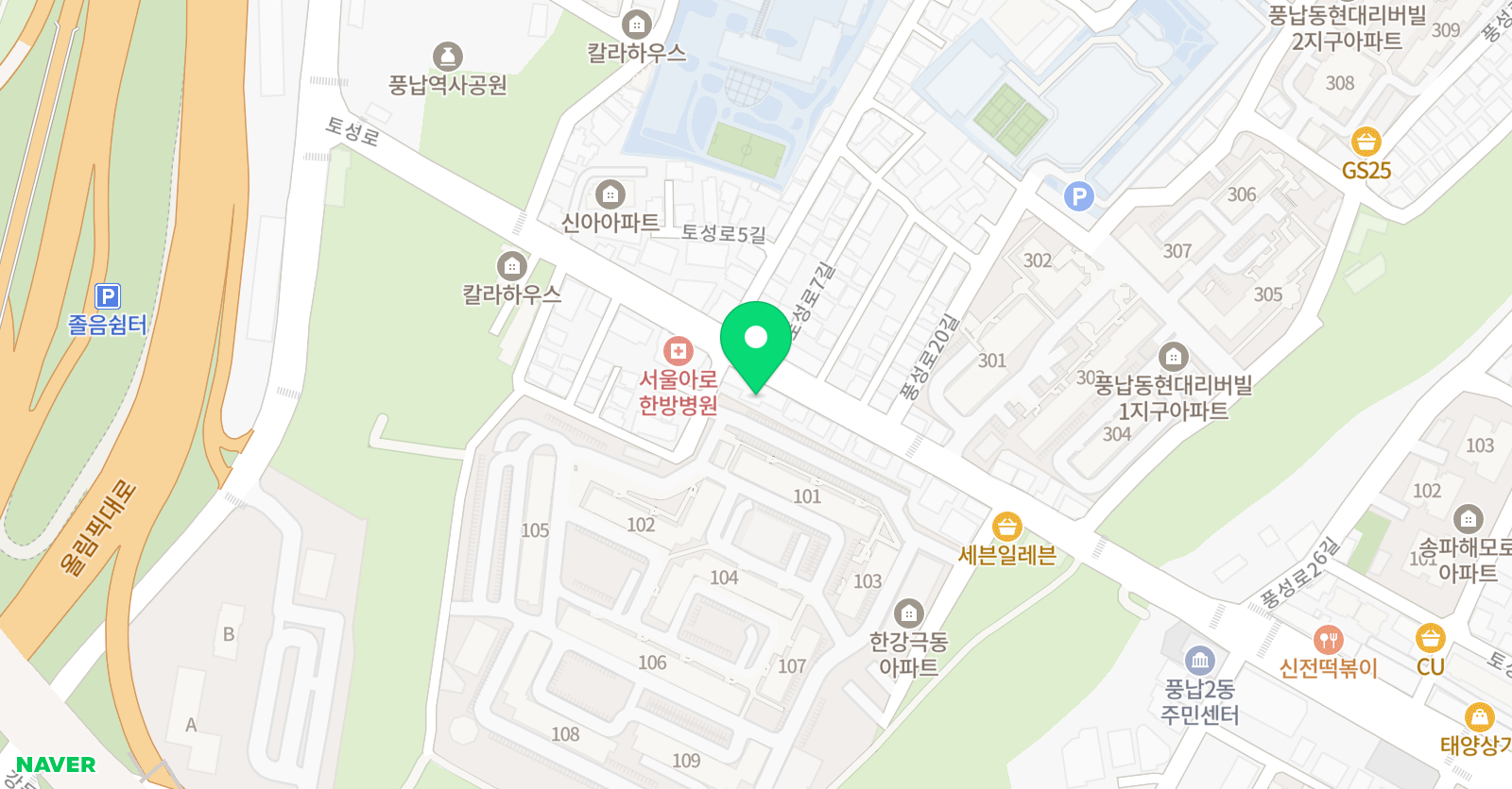 용사 태권도장 위치