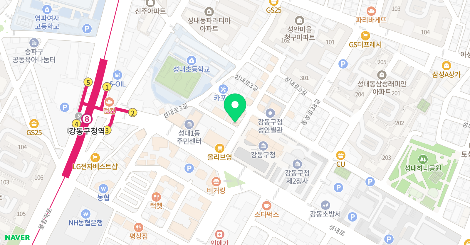클리 영어도서관 위치