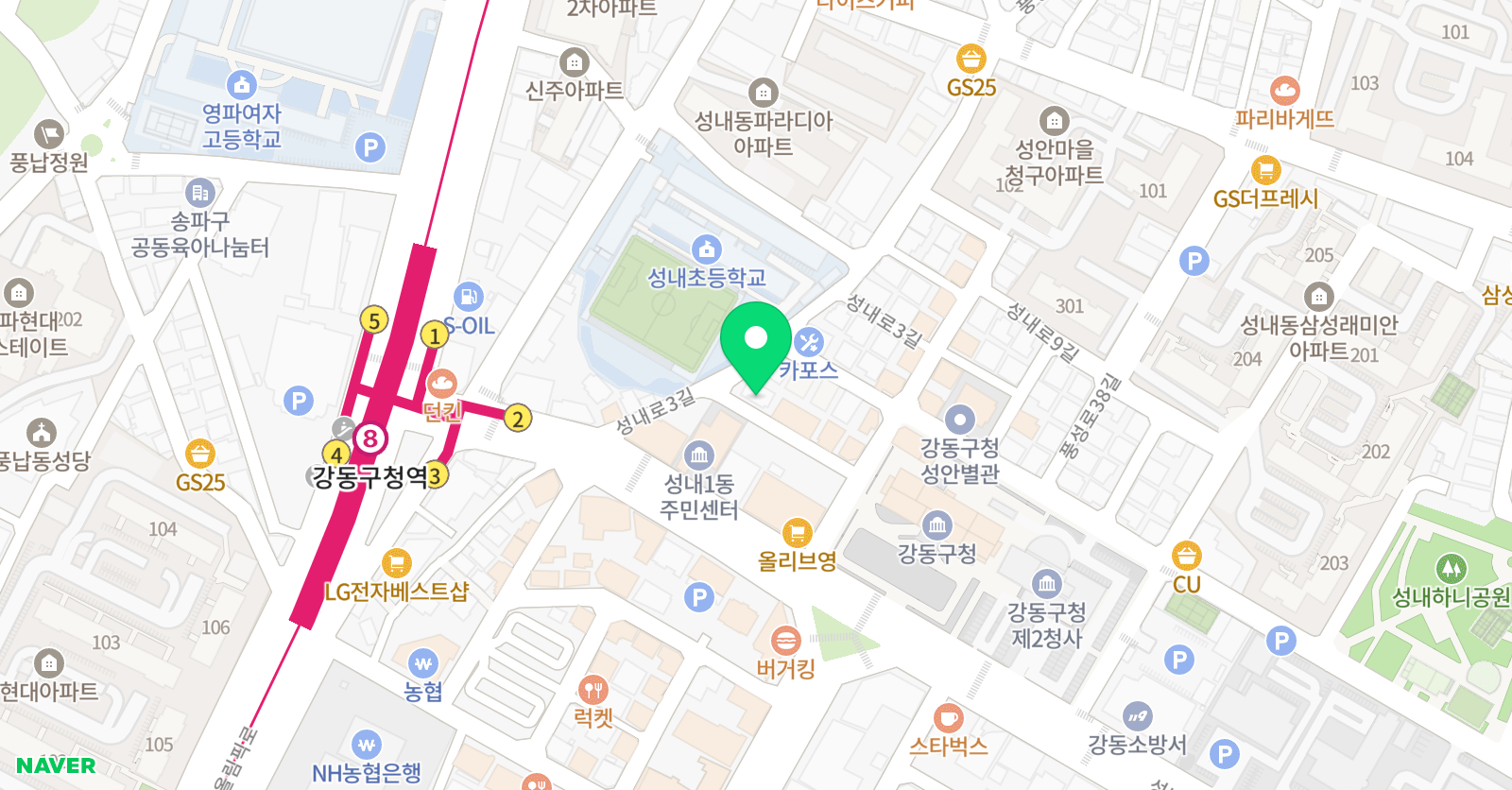 예건 태권스쿨 위치