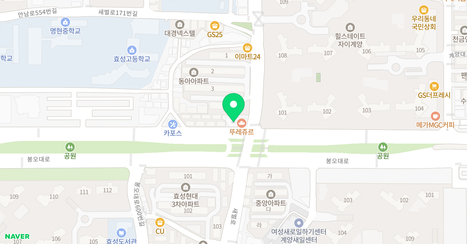 국가대표 탑 태권도 위치