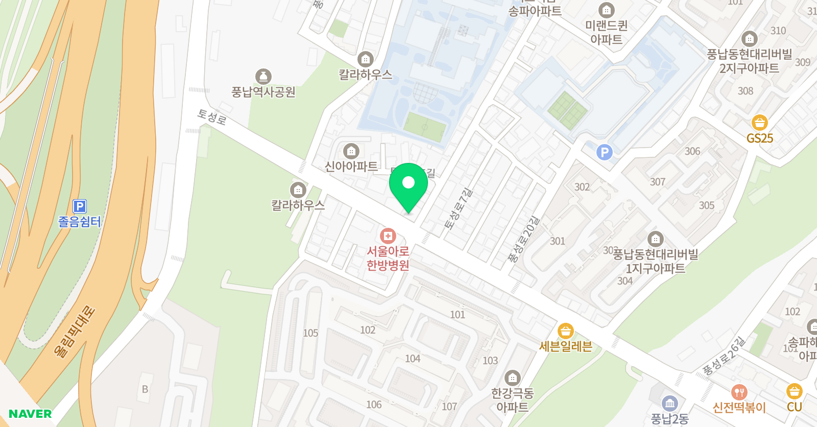 경희대 토성 태권도 위치