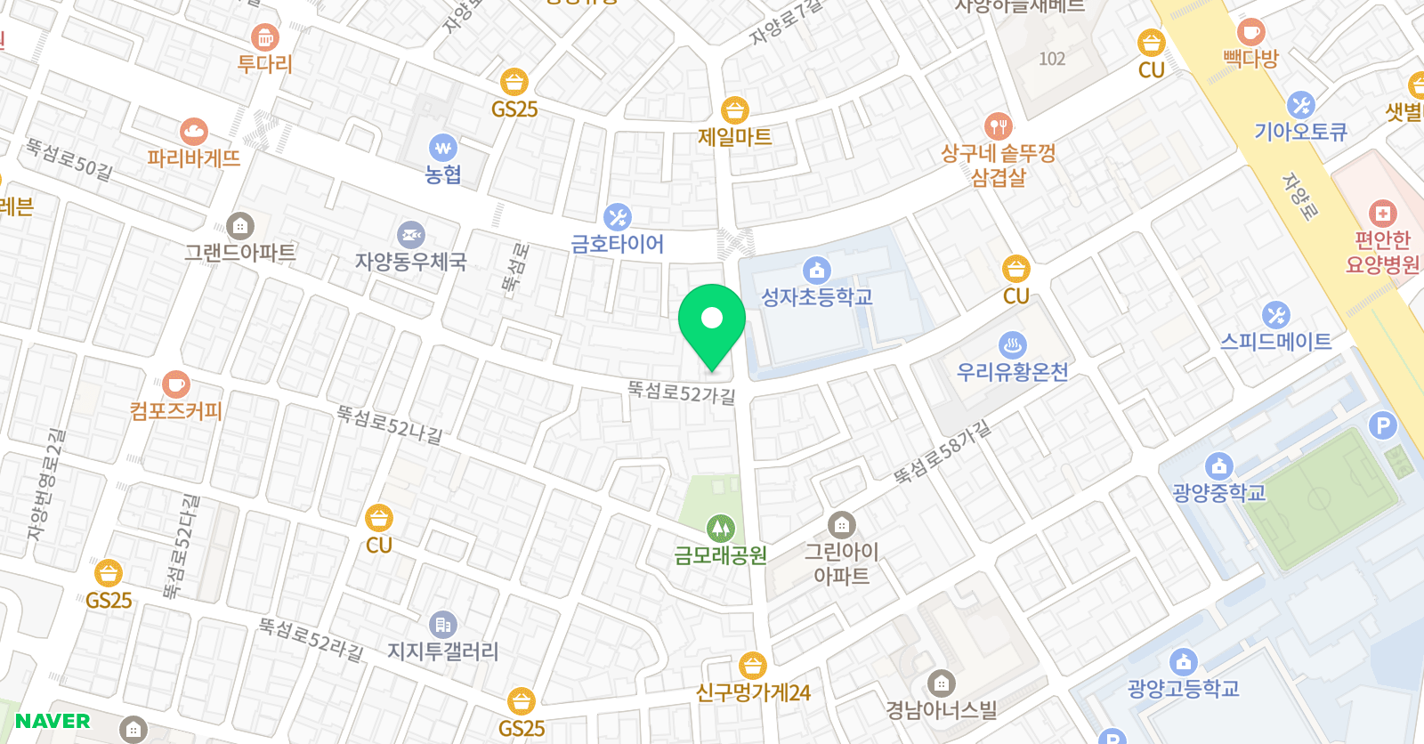 M2M 수학교습소 위치