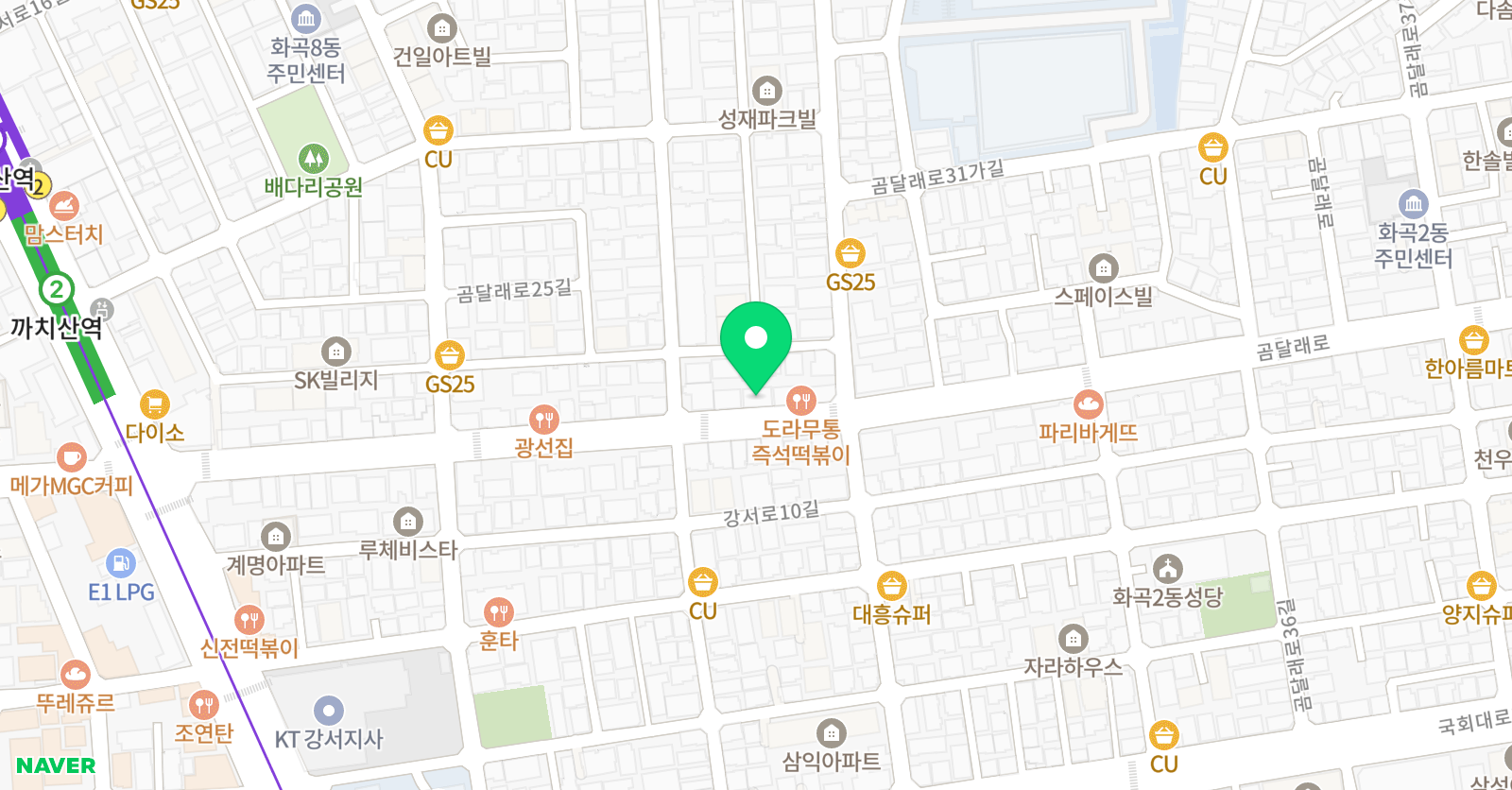 삼삼공학원 위치