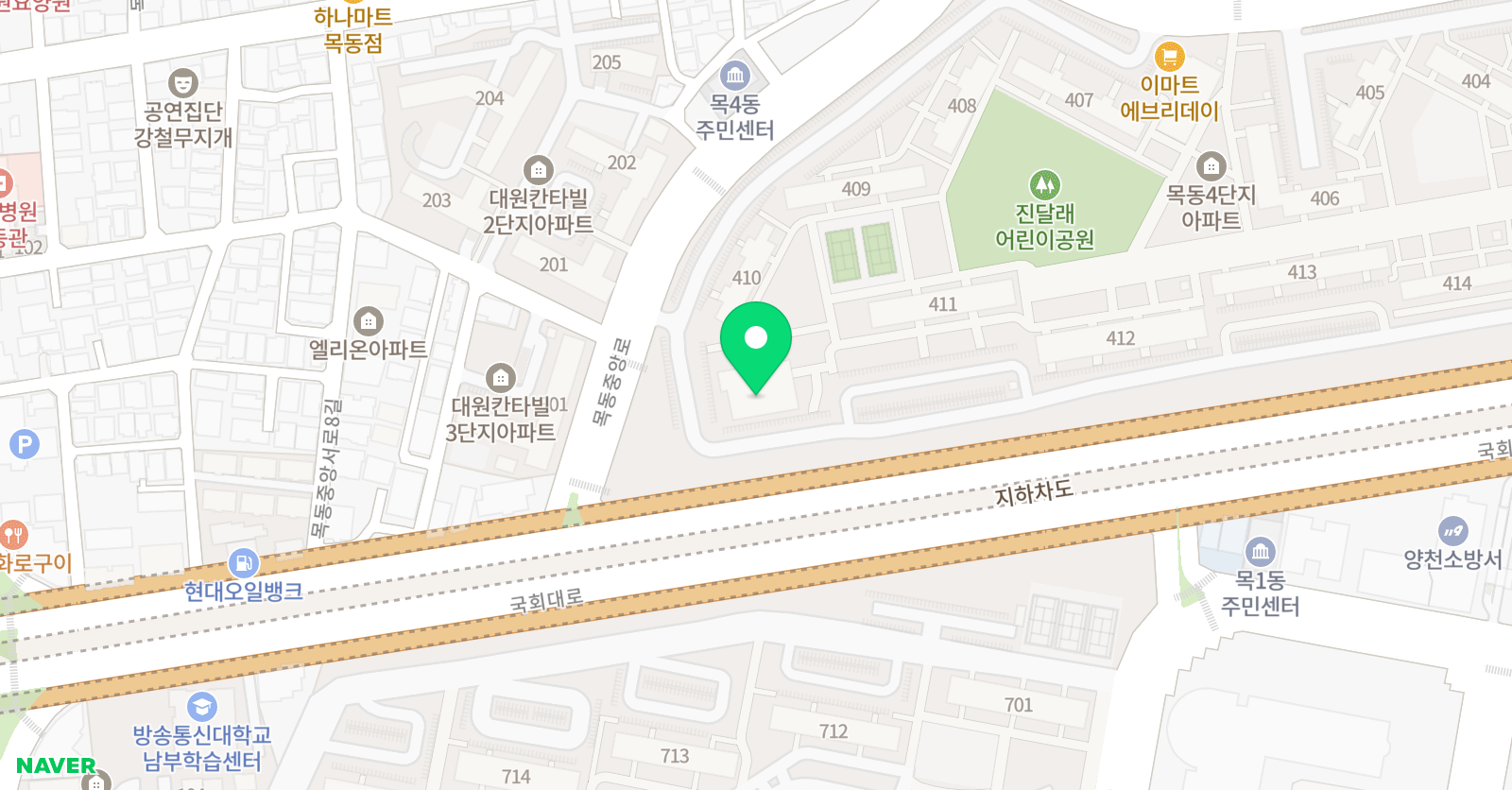 목동 스포츠센터 위치