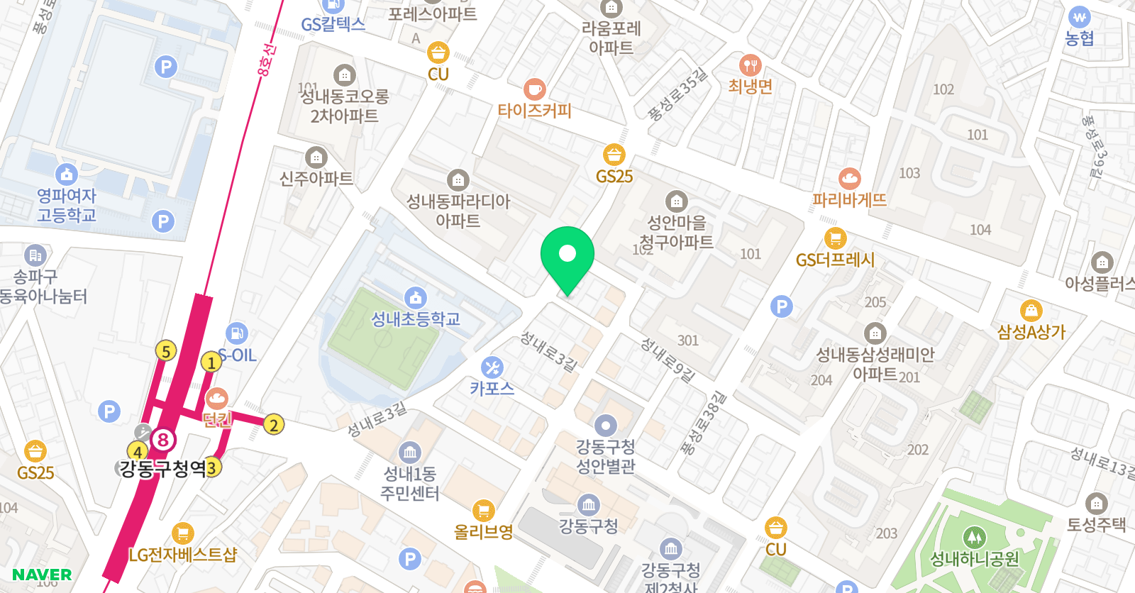 그림숲 아트 위치