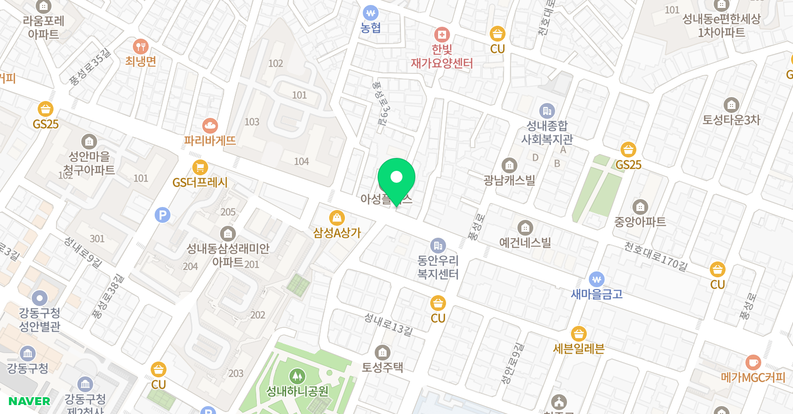 모모아르떼 미술교습소 위치