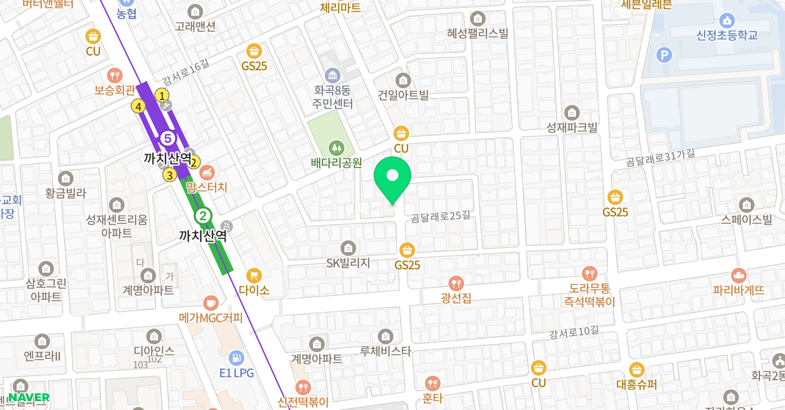 끌레르 미술교습소 위치
