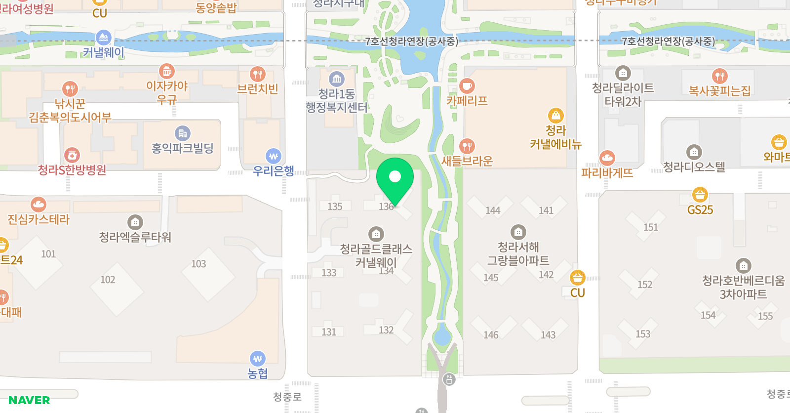 기탄 사고력교실 청라골드클래스점 위치