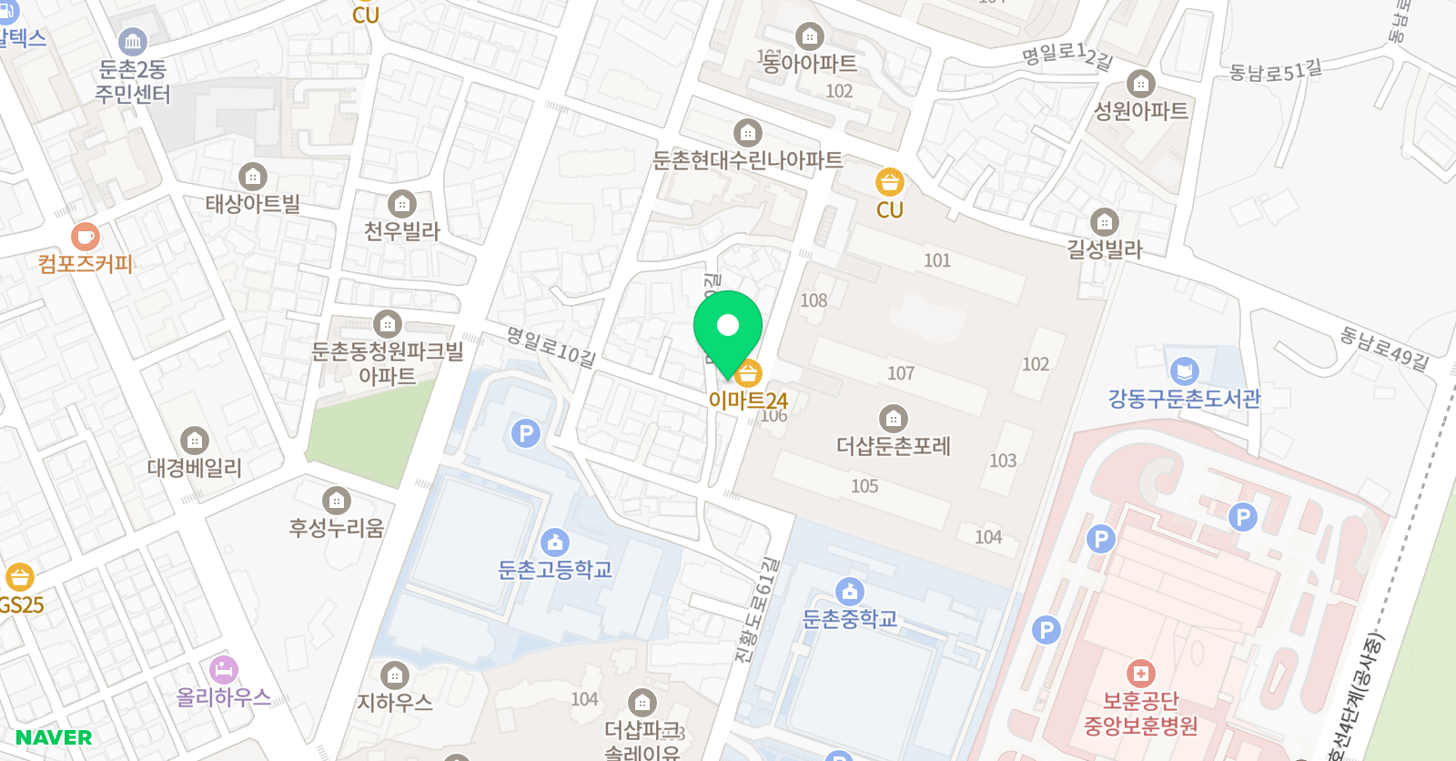 아뜰리에 낭만미술교습소 위치