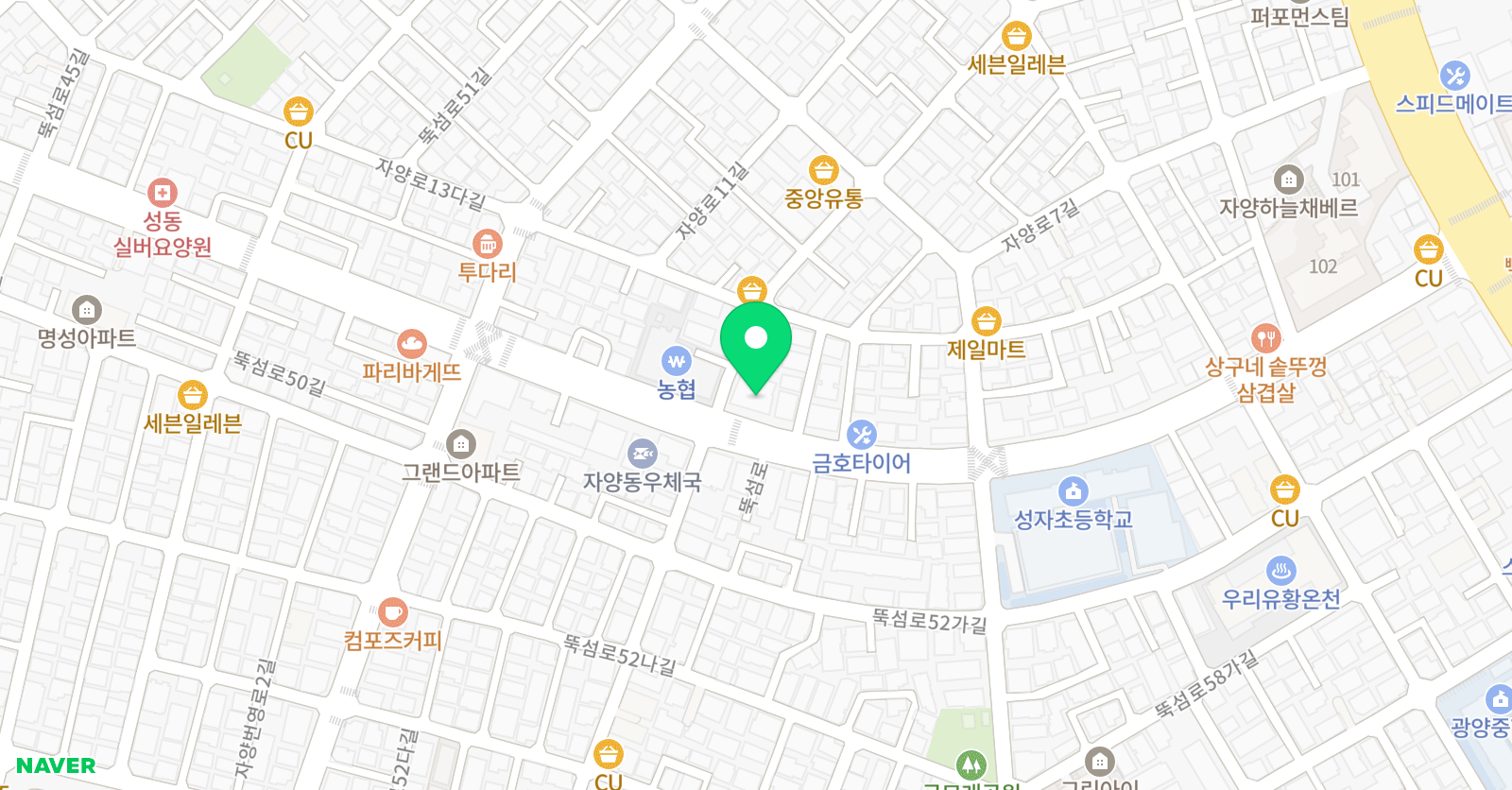 앤 수학영어학원 위치