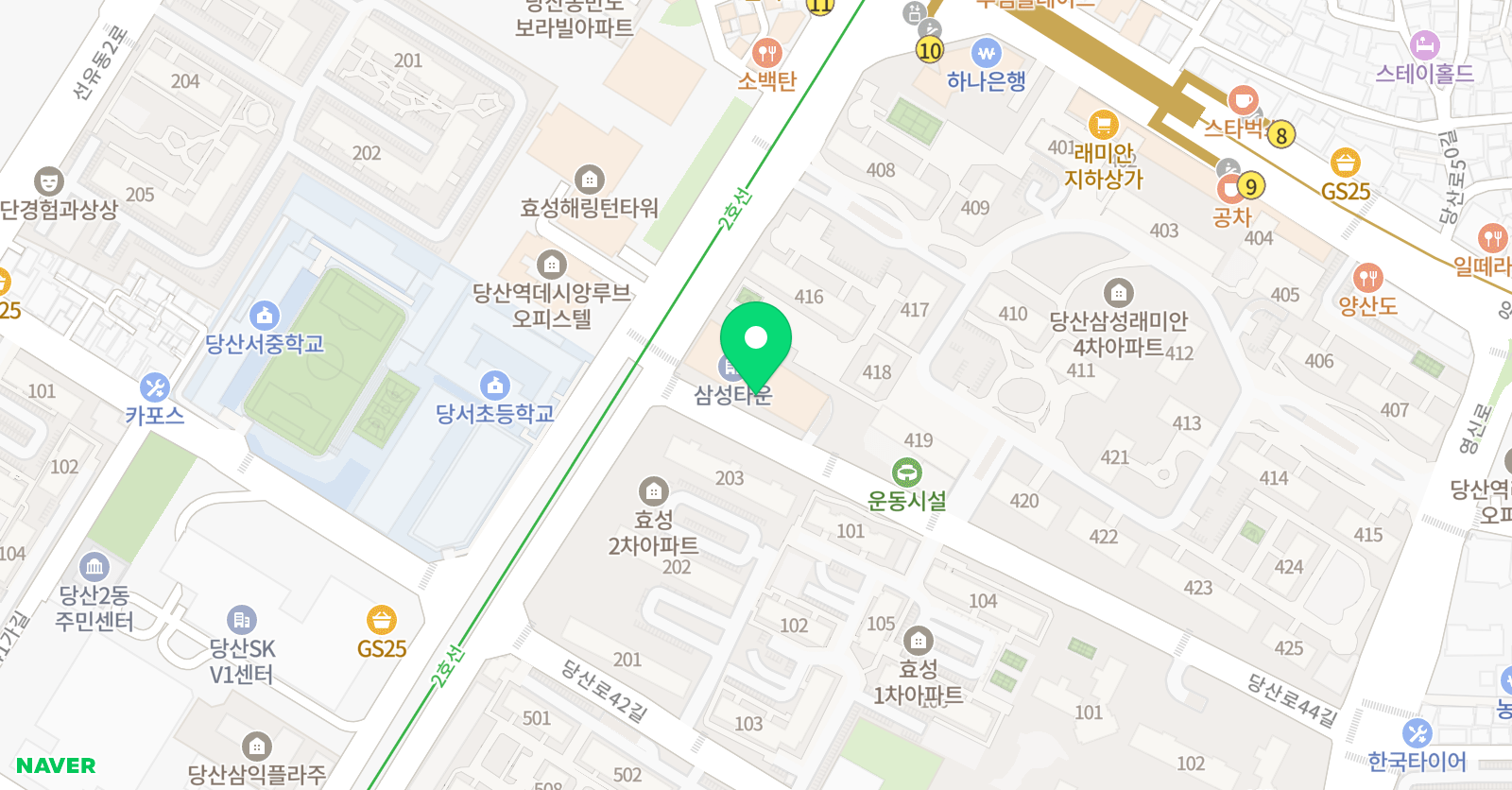 대한 논리정독학원 위치