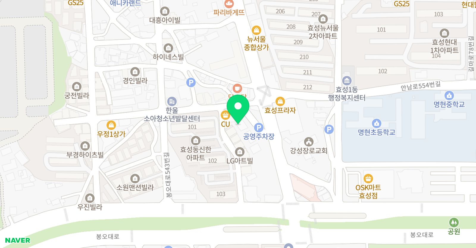 카이스트 학원 위치