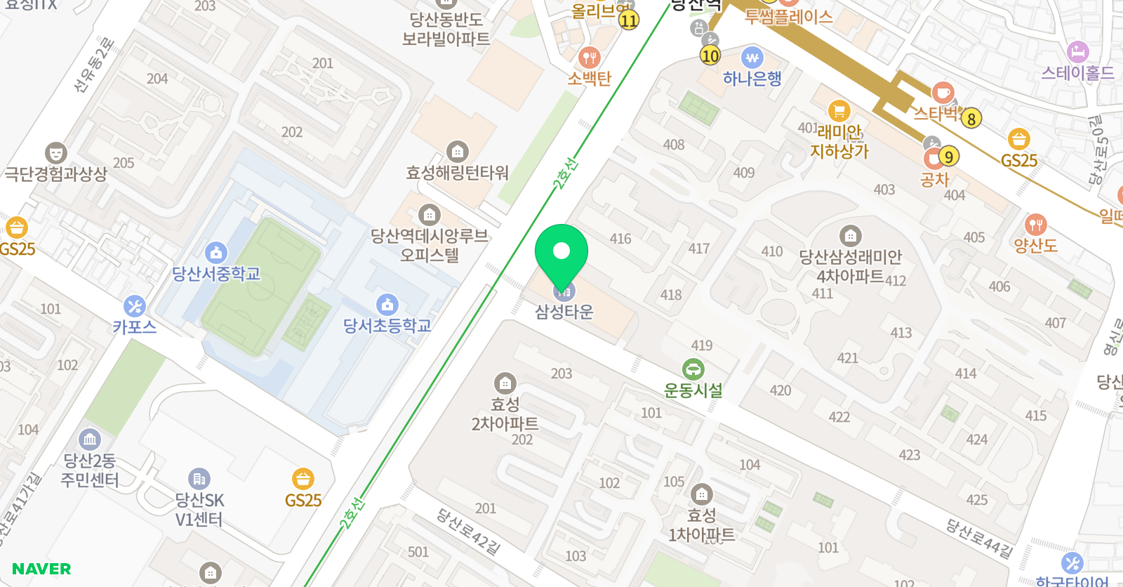 아이비티 영어학원 위치