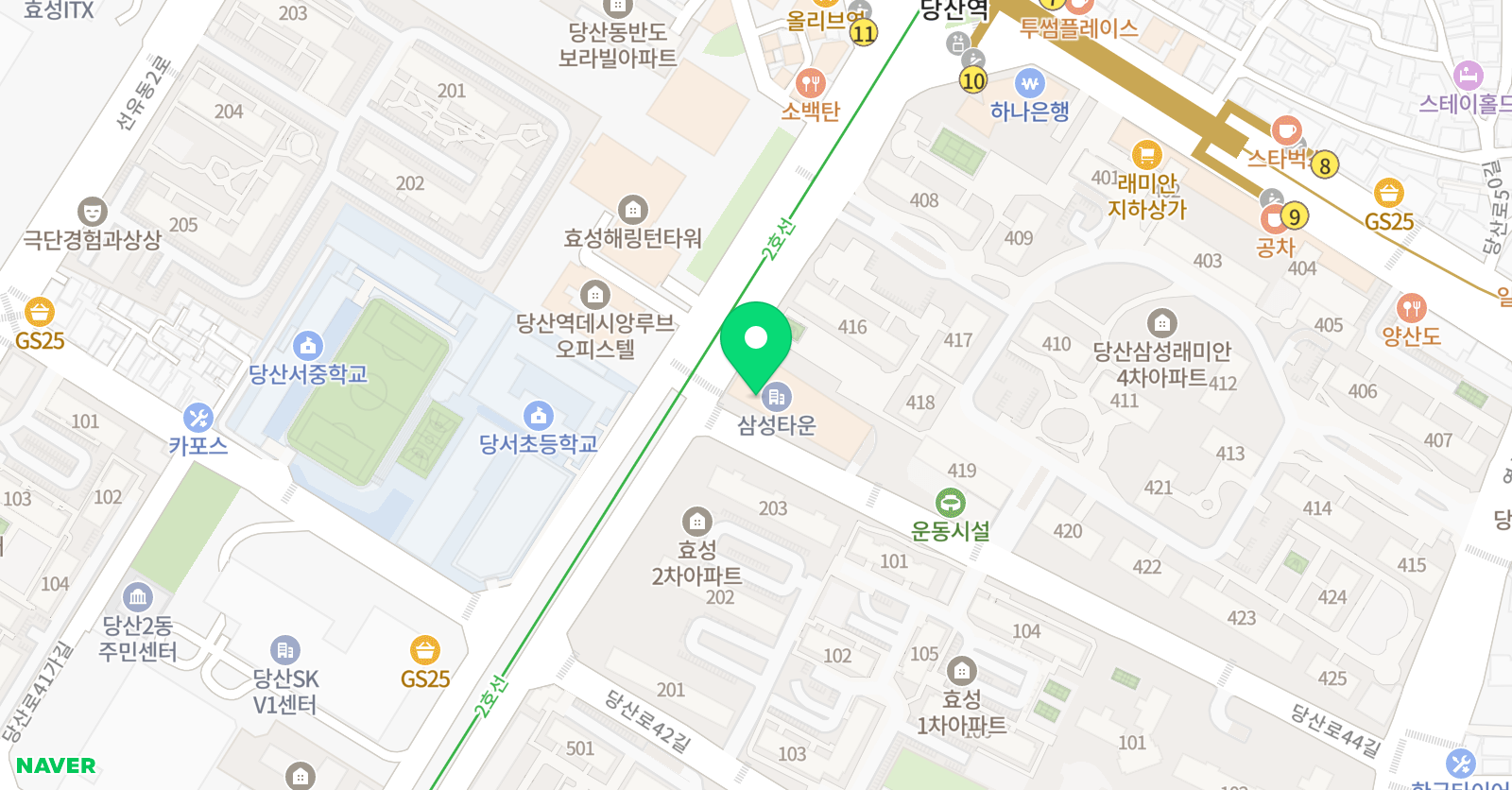 수학의힘 당산캠퍼스 위치