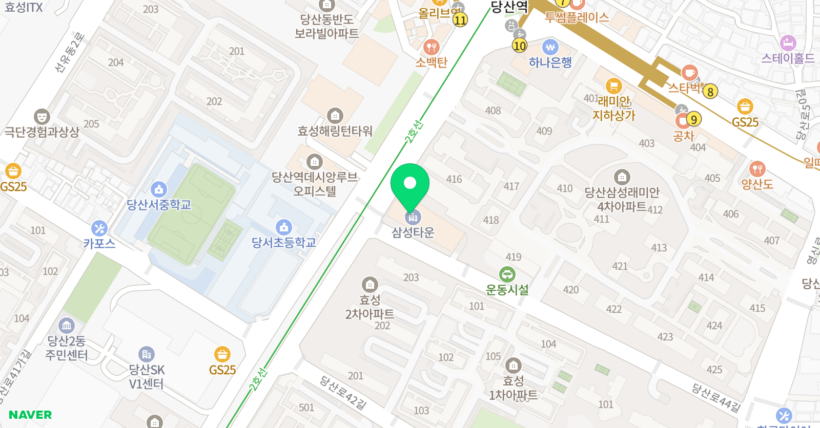 뮤엠 영어 헤더캠퍼스 위치