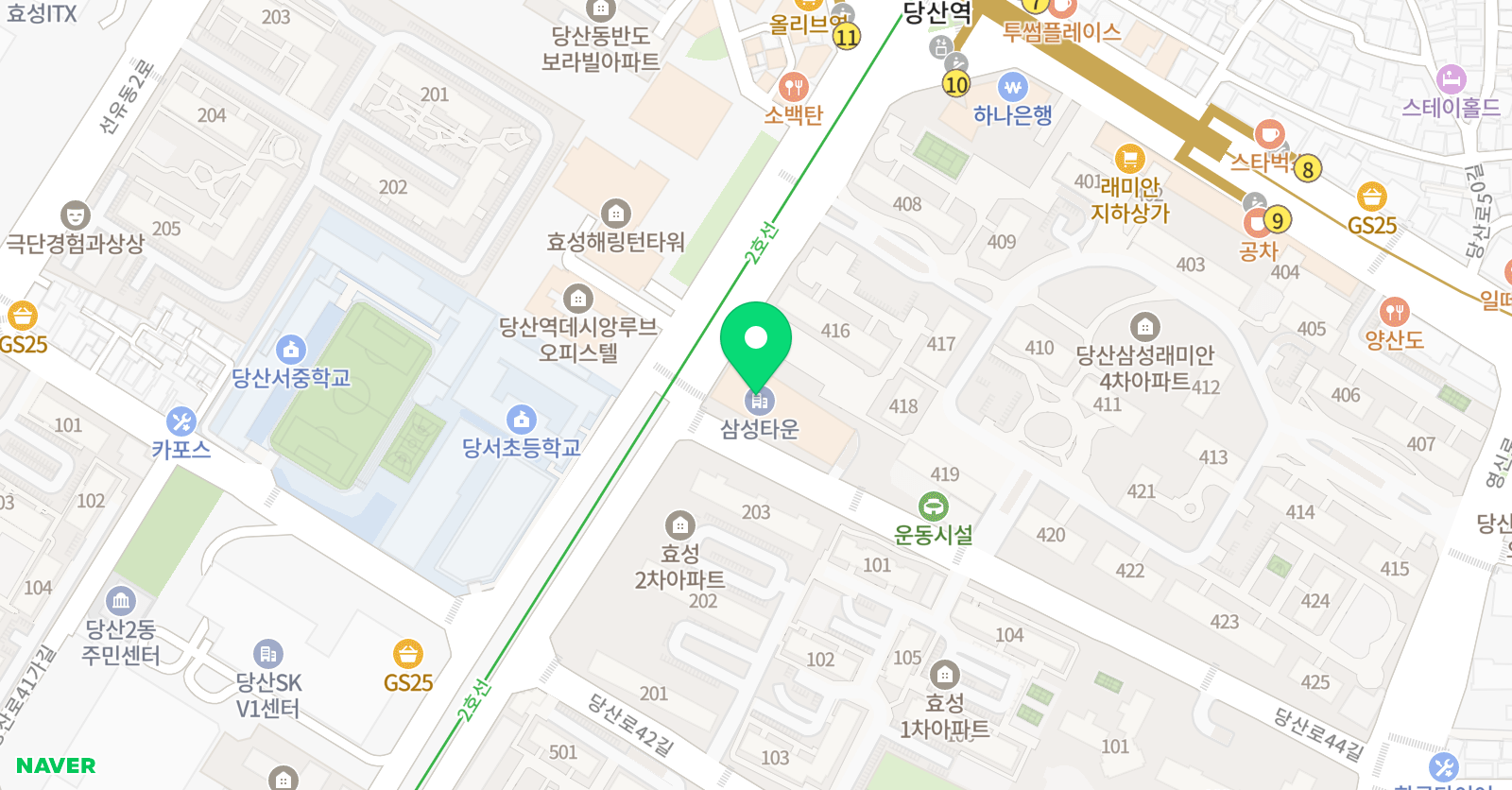라온 수학학원 위치