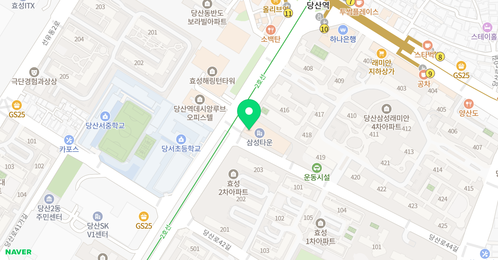 더자람 학원 위치
