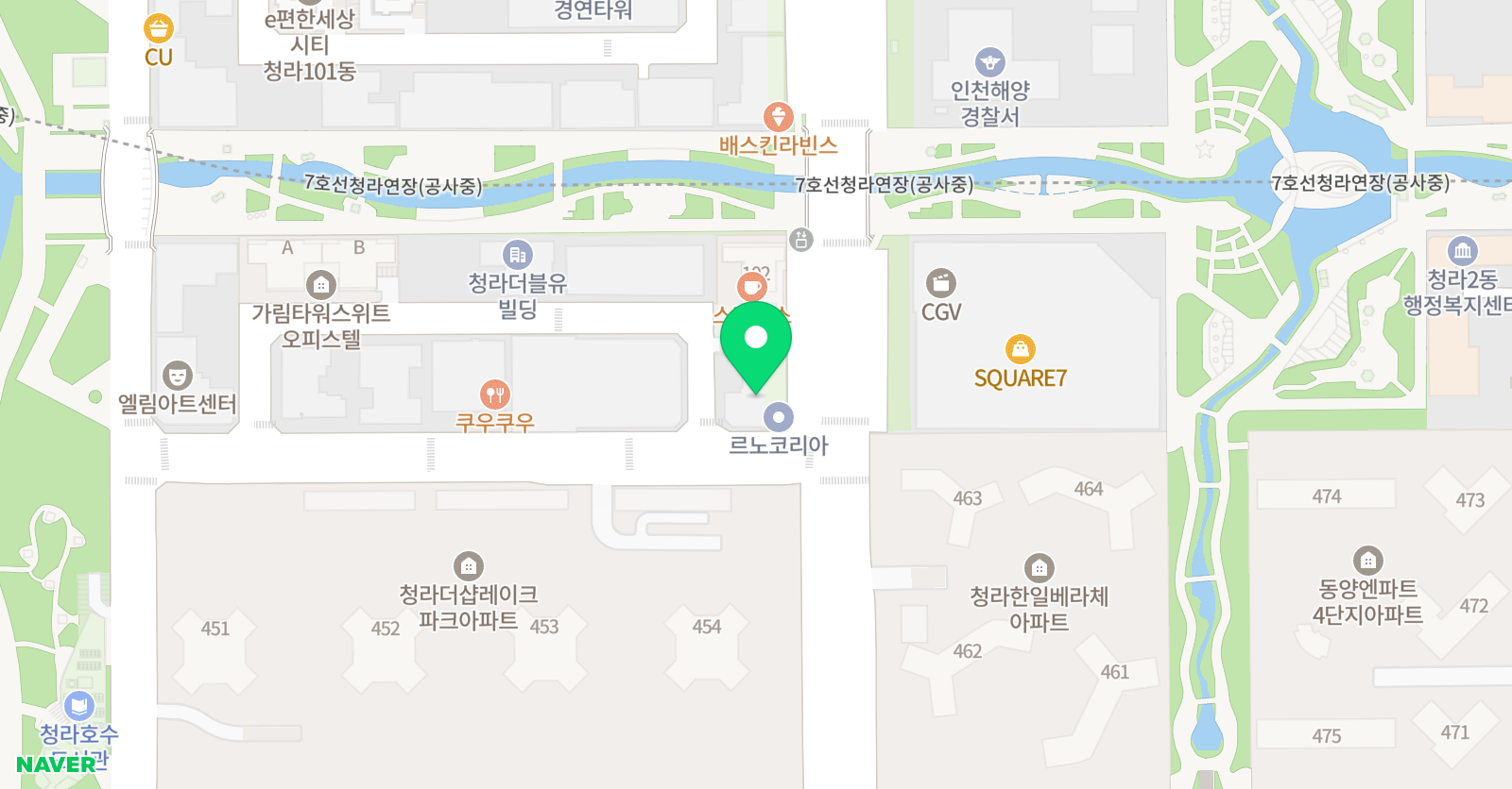 리드인 청라엘리온점 위치