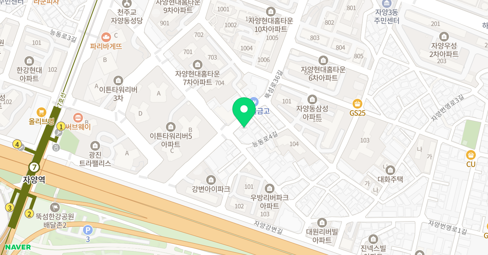 옥스포드 영어학원 위치