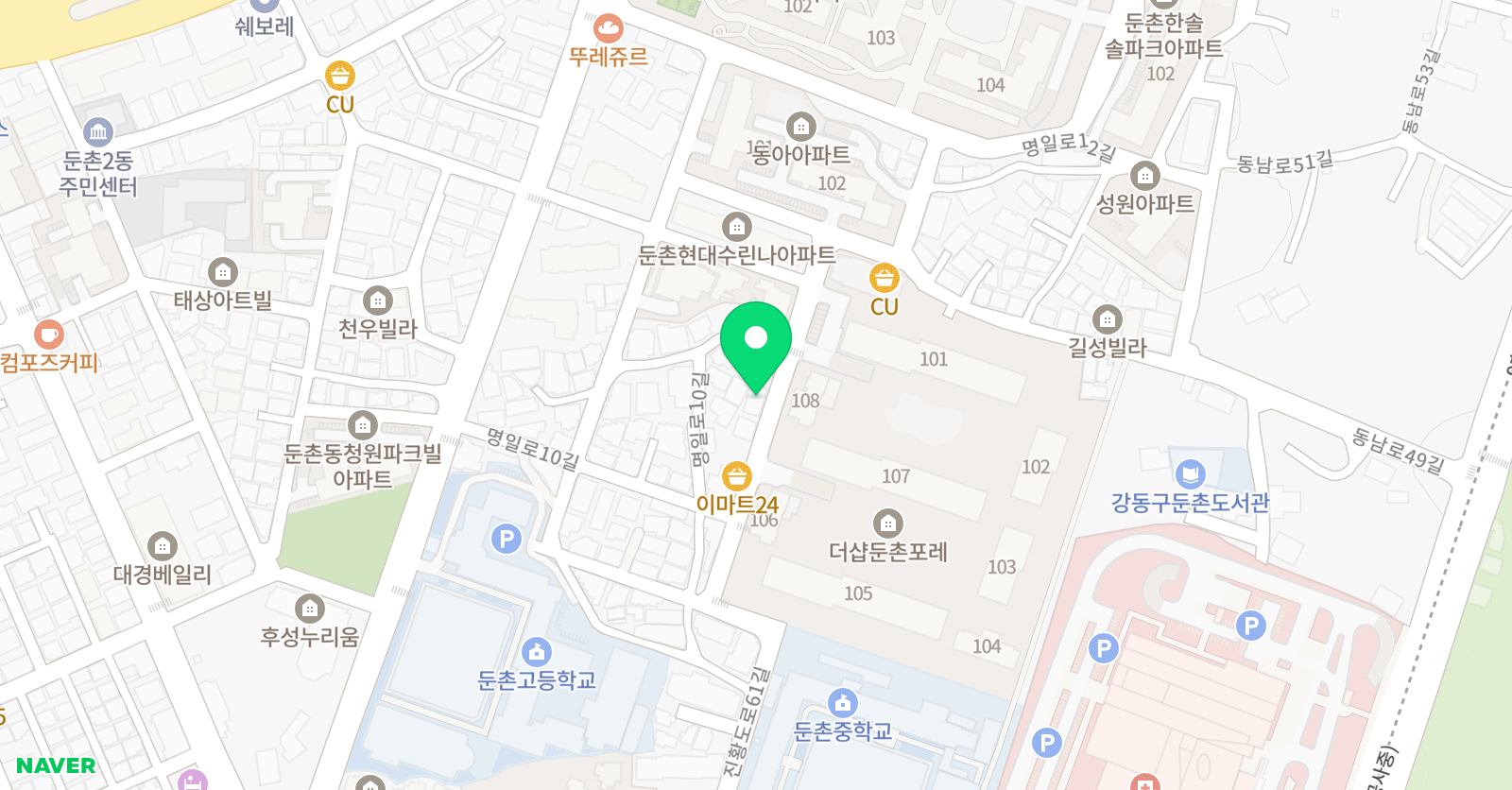 JDC 수학교습소 위치