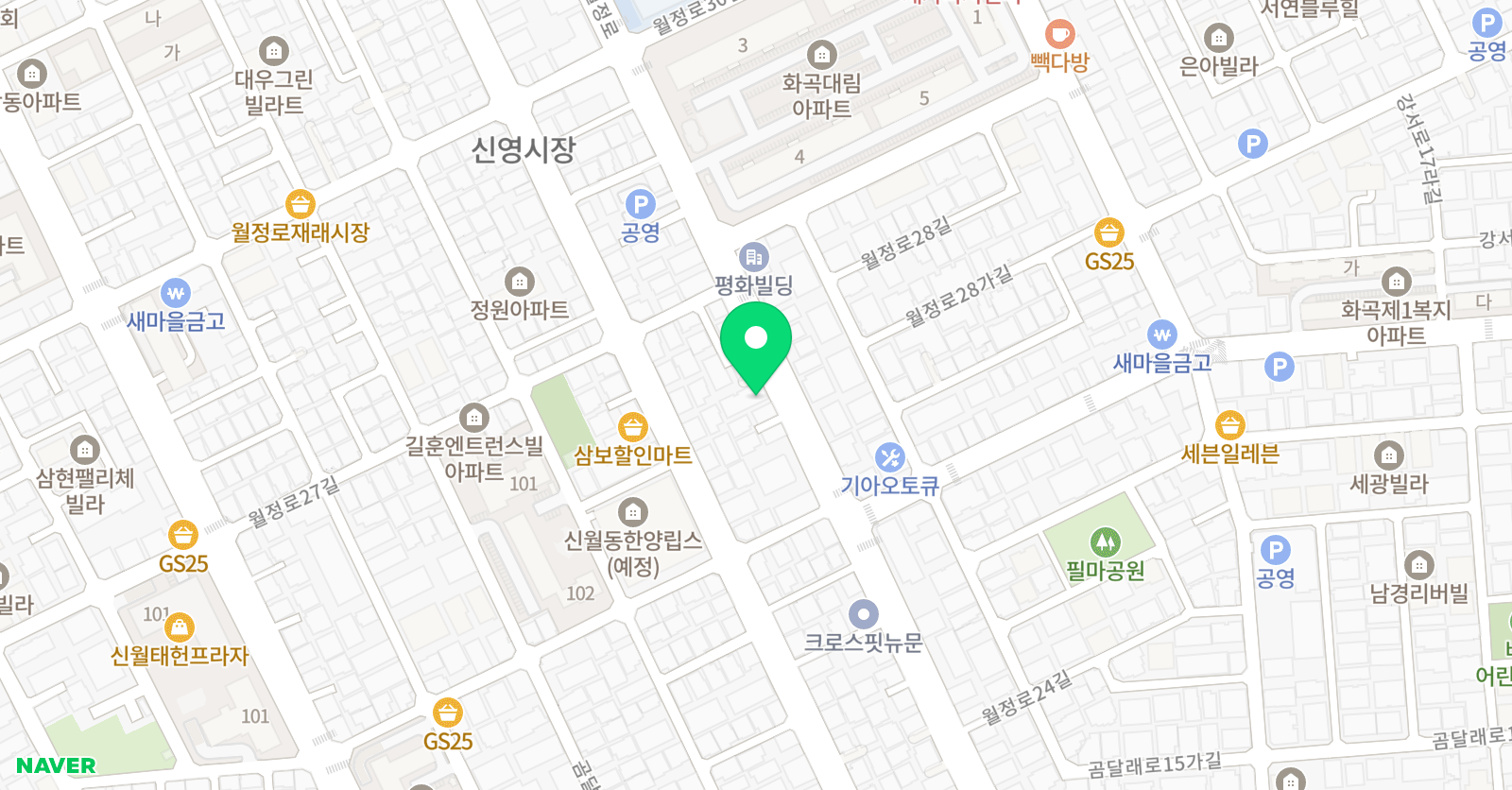 빨간펜 수학의달인 뮤엠영어 월정학원 위치