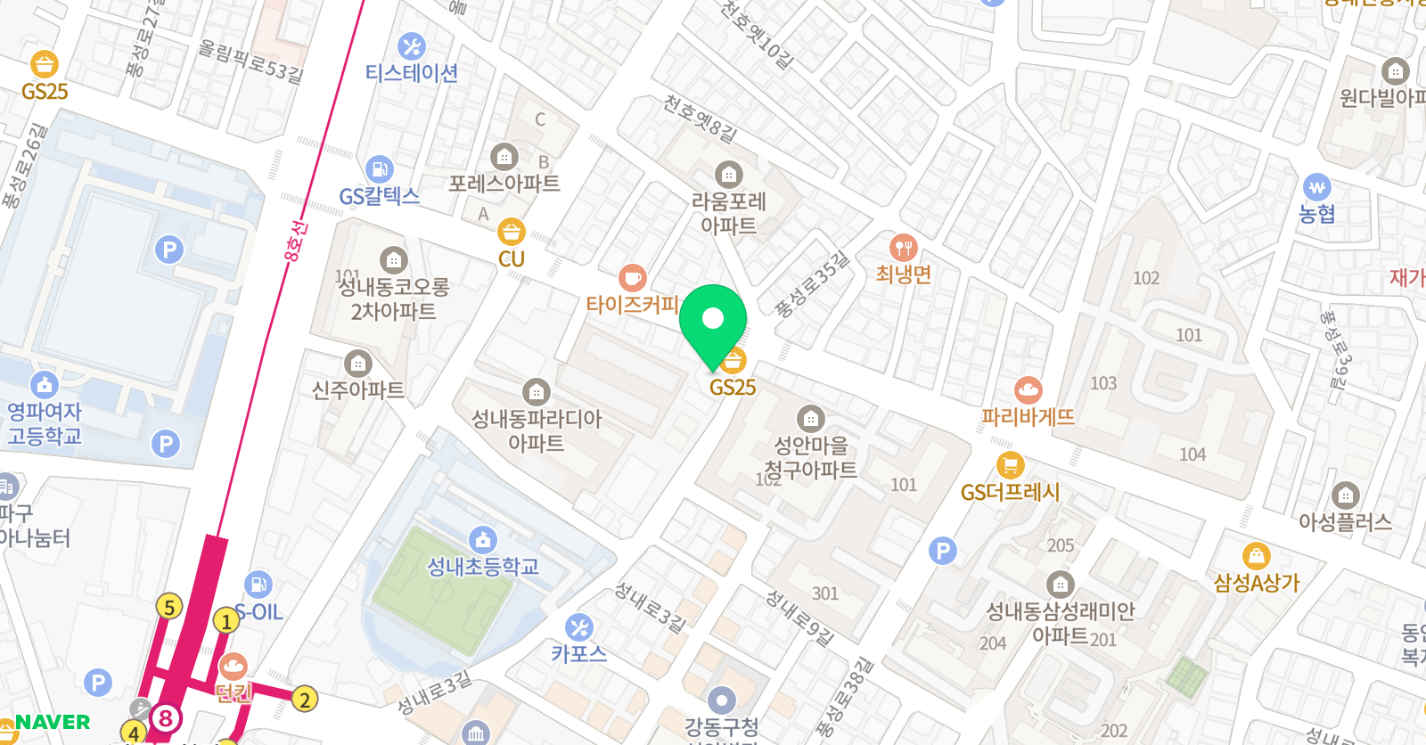 대치동 수학 위치