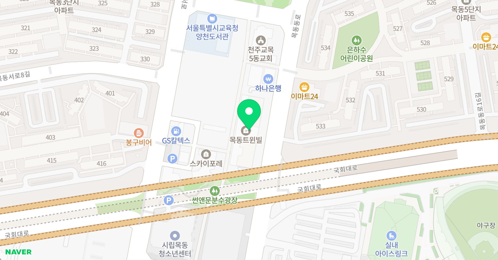 디랩코딩 학원 목동캠퍼스 위치