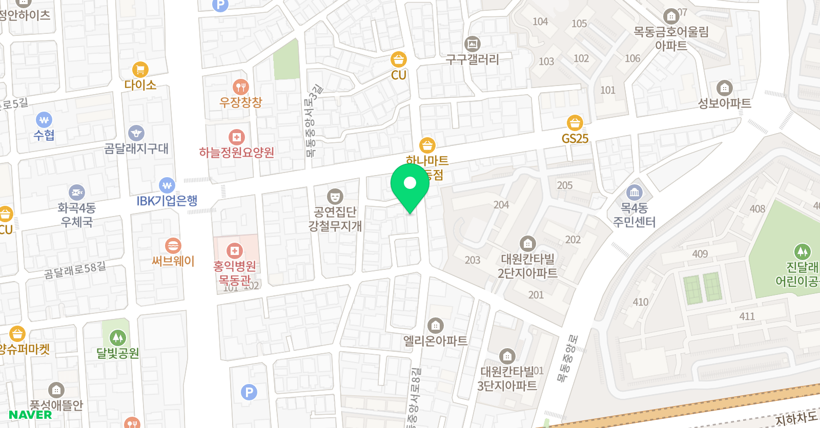 길벗아카데미제2관 보습학원 위치