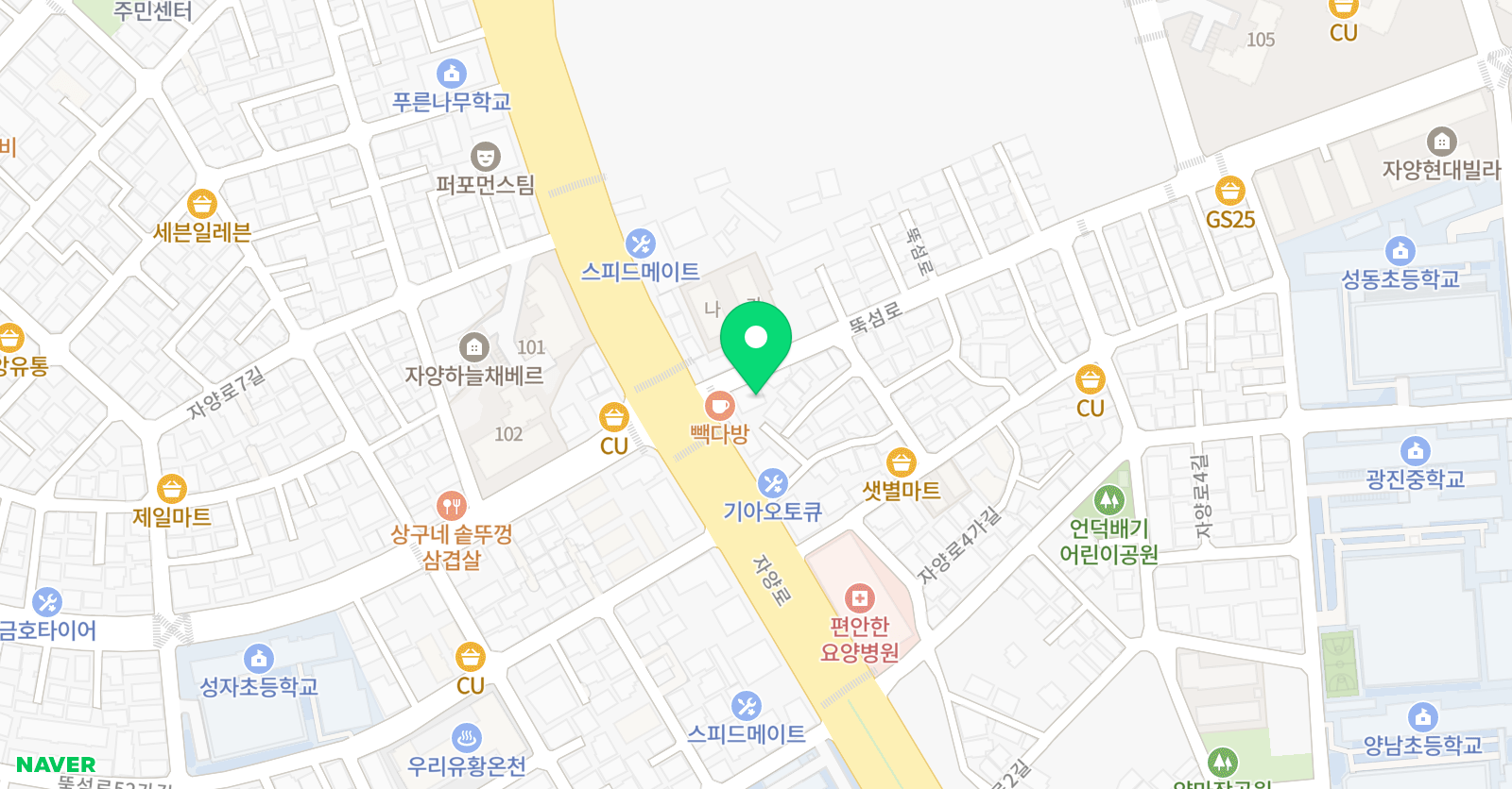 정무 태권도 위치
