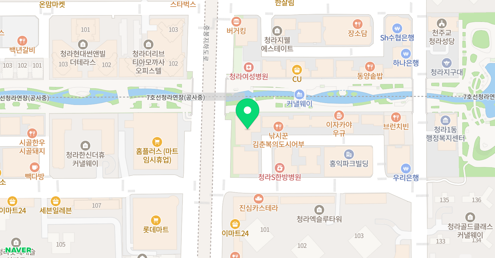 이용우 영어학원 위치