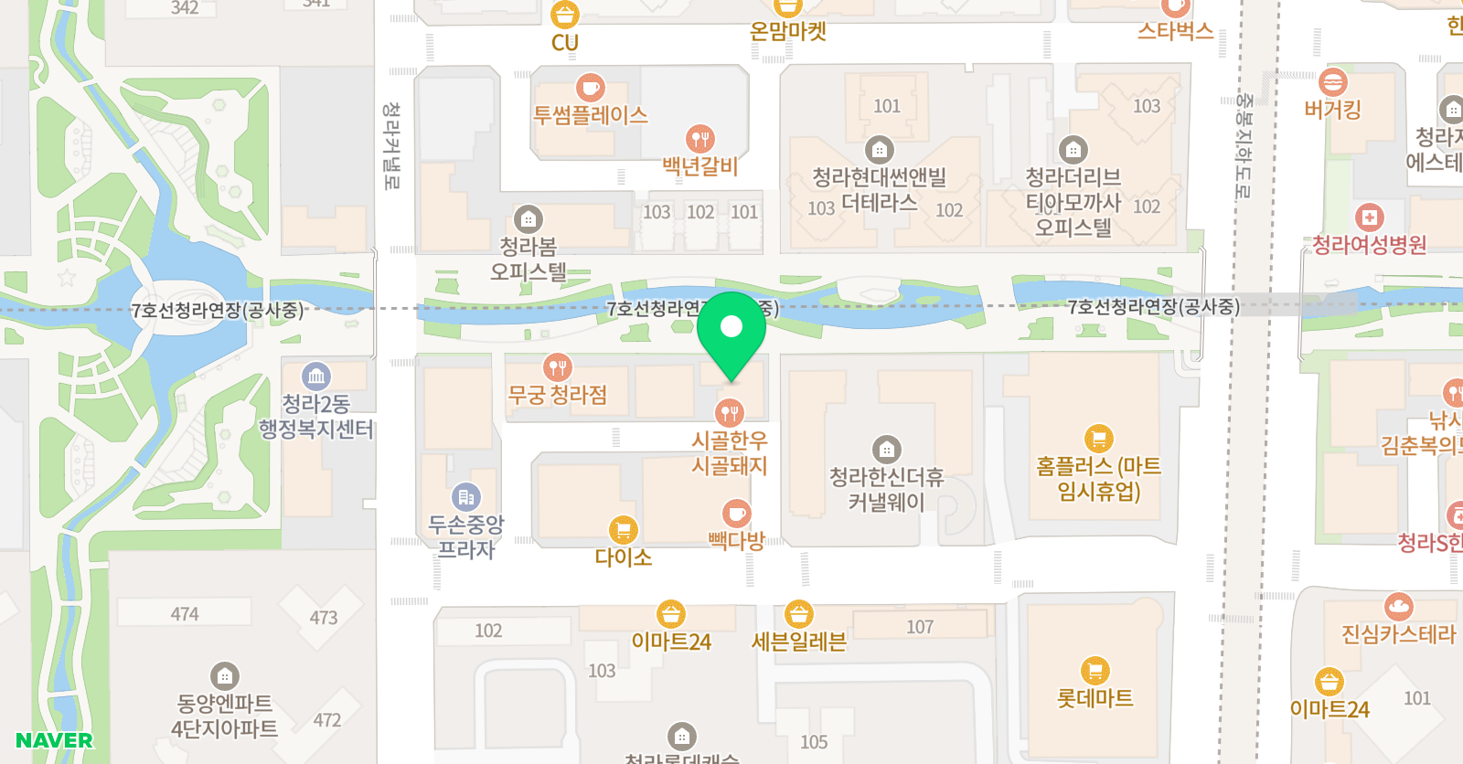 에이스원어민영어회화 위치
